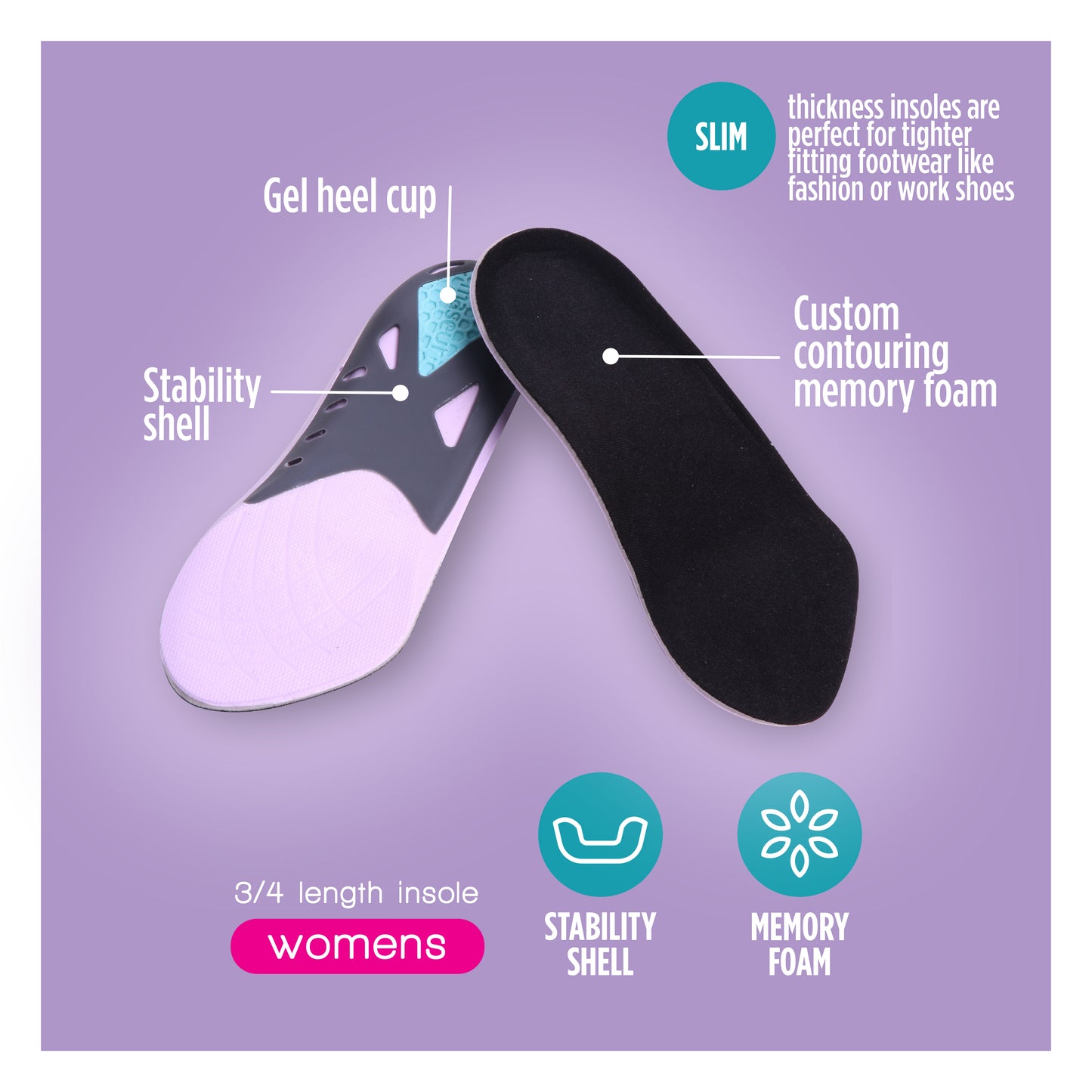 Heel and Arch Support Women