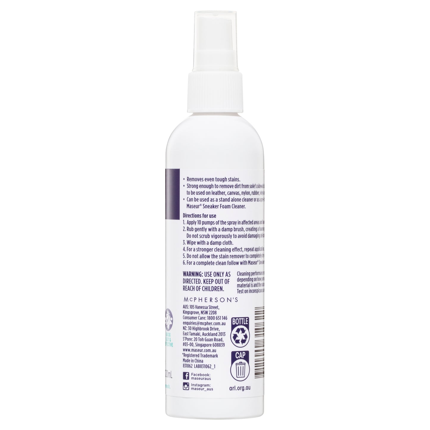 Sneaker Stain Remover 120mL