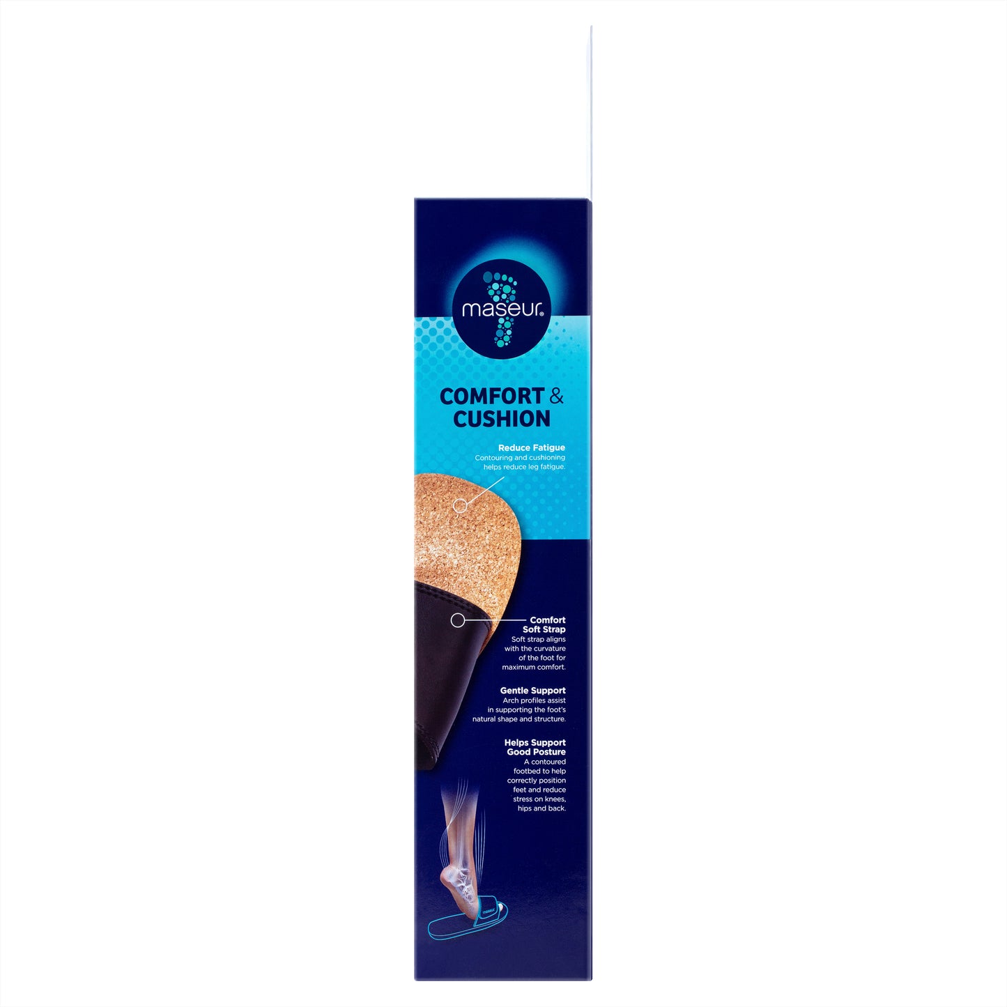 Gentle Massage Sandal Black