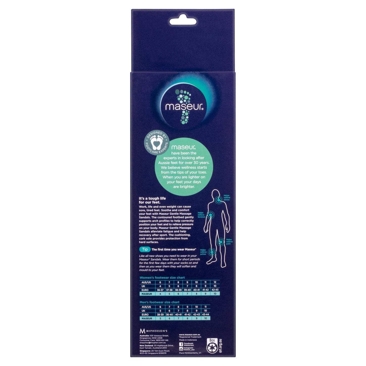 Gentle Massage Sandal Tan