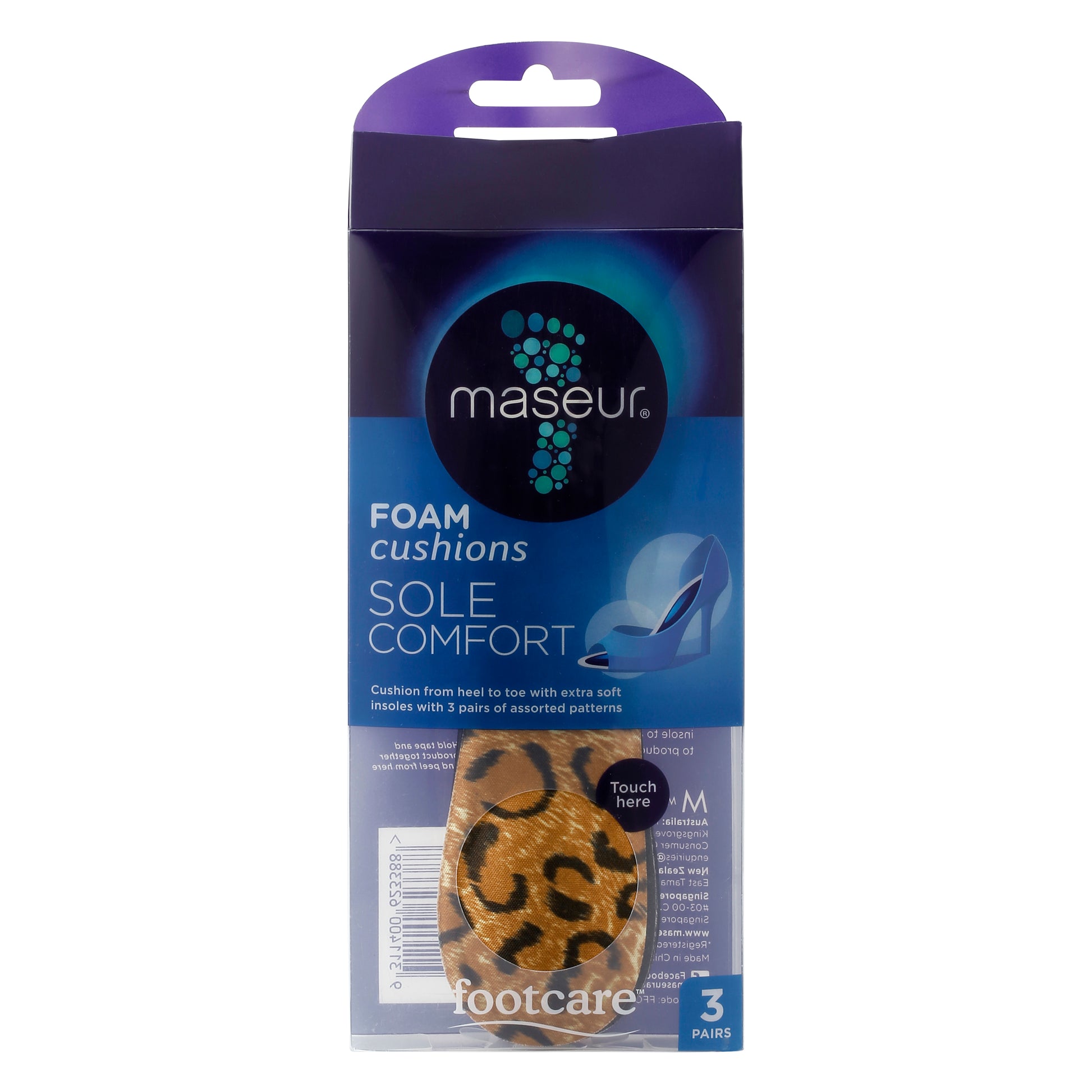 Sole Comfort Foam Cushions Pairs – Maseur AU1
