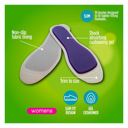 Women's Ultra Gel Insoles 1 Pair