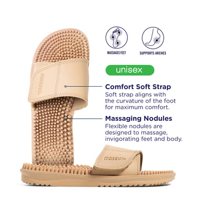 Invigorating Massage Sandal Beige